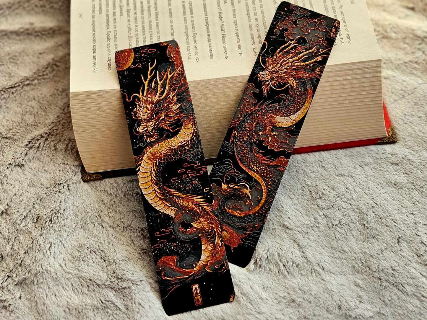 Dragon Dynasty - Kabartmalı Kitap Ayracı 2li Set